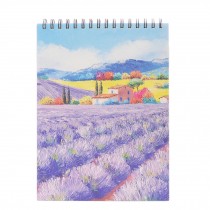 Art Travel sketchbook(8x11inches)Blank Sheets,Durable Quality Paper,lavender