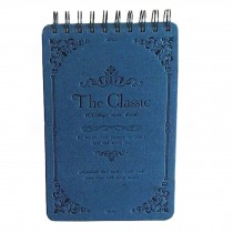 THE Classic Notebook,  Ruled, Navy Blue, Hard Cover (7 x 5")