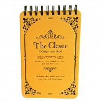 THE Classic Notebook,  Ruled, Yellow, Hard Cover (7 x 5")