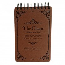 THE Classic Notebook,  Ruled, Hard Cover (7 x 5"),Excellent gift,Coffee Brown