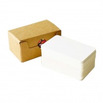 4 Packs White Blank Notecards 100 Pcs/Pack