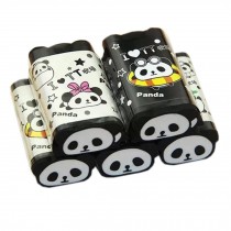 Cute Panda Eraser, Set Of 5, Various Styles