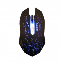 Optical USB Wired Gaming Mouse Mice,LED Lights,6 Buttons,black/blue