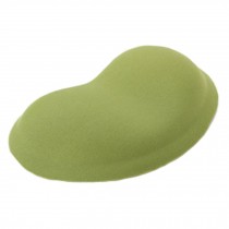 Silicone Gel Textile Cloth Fabric Mouse Wrist Rest Support for Computer - Green