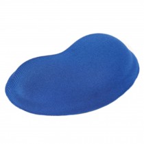 Silicone Gel Textile Cloth Fabric Mouse Wrist Rest Support for Computer - Blue