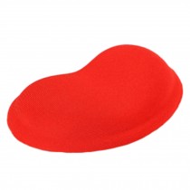 Silicone Gel Textile Cloth Fabric Mouse Wrist Rest Support for Computer - Red