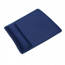 Memory Foam Lycra Fabric Mouse Pad Computing Wrist Rest 25*20.8 CM,Blue