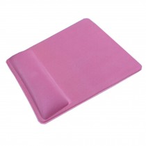 Memory Foam Lycra Fabric Mouse Pad Computing Wrist Rest 25*20.8 CM,Pink