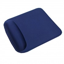 Memory Foam Lycra Fabric Mouse Pad Computing Wrist Rest 21.5*21 CM,Blue