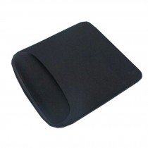 Memory Foam Lycra Fabric Mouse Pad Computing Wrist Rest 21.5*21 CM,Black