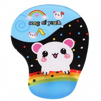 Cartoon Silicone Lycra Fabric Mouse Pad Computing Wrist Rest, Mouse