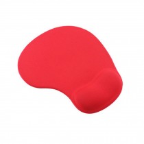Comfortable Silicone Gel Lycra Fabric Mouse Pad Computing Wrist Rest-Red