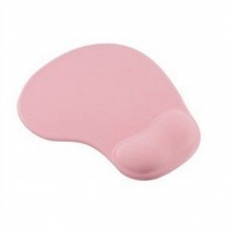 Comfortable Silicone Gel Lycra Fabric Mouse Pad Computing Wrist Rest-Pink