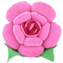 Plush Creative Comfortable Rose Office Cushion Car Bolster ( rose )