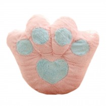 Plush Lovely Cartoon Bear's-Paw Office Cushion Bolster (pink)