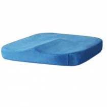 Cotton Elastic Square Office Cushion Beautified  Buttock Cushion (blue-black)