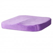 Cotton Elastic Square Office Cushion Beautified  Buttock Cushion (purple)