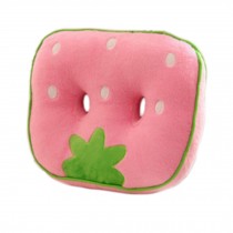 Plush Thick Office Cushion Beautified Buttock Cushion (pink strawberry)
