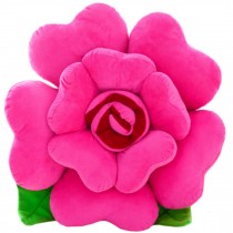 Plush Creative Comfortable Rose Office Cushion Car Bolster ( rose )