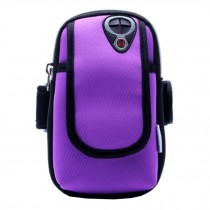 Sports Running/Gym/Jogging Bags Arm Band/Bag Wristband Practical Clips Purple