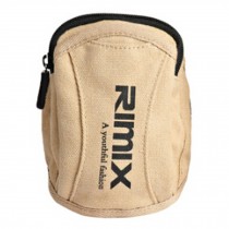 Sports Running/Gym/Jogging Bags Arm Band/Bag Wristband Canvas Bag Khaki