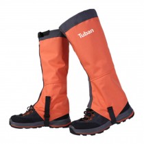 Outdoors Boot Gaiters Waterproof Podotheca Foot Strap Leg Bindings,1 Pair,Orange