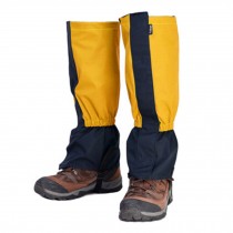 Waterproof Sports Shoe Gaiters Walking Boot Gaiter Foot Strap,1 Pair,Yellow