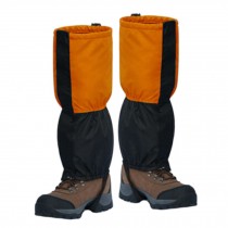 Waterproof Shoe Gaiters Foot Strap For Running Walking Hiking Orange,1 Pair