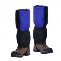 1 Pair, Sports Shoe Gaiters Foot Strap Binding Waterproof Leg Gaiters Blue