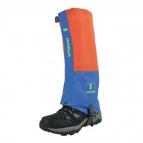 Set Of 2 Sports Shoe Gaiter Waterproof Binding Podotheca Boot Gaiter,Orange/Blue