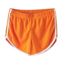 Orange, Women's Athletic Shorts Elastic Beach Shorts Swim Trunk for fitness