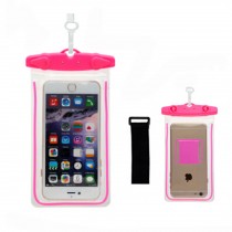 Waterproof Cell Phone Case Dry Bag Pouch for Phone/iPhone 6/Light ,Rose Red