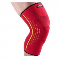 Premium Knee Support Sleeves Brace Pads for Sports Running (Pair) - Red
