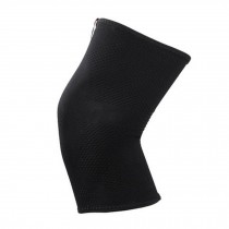 A Pair of Breathable Knee Support Sleeves Brace Pads for Sports Running - Black