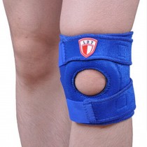 Set of 2 Sports Safety Adjustable Knee Pads Knee Support/Protector Blue