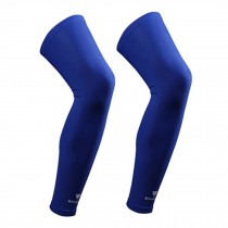 Set of 2 Leg Guard Knee Pad Outdoors Safety Sleeve Protector/Support Blue