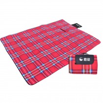 Plaid Love Outdoor Beach Camping Picnic Blanket Picnic Mat Red/Blue