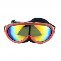 Snow Goggles Windproof Eyewear Ski Sports Goggle Protective Glasses Red/Color