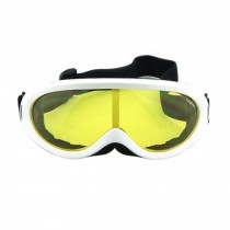 Snow Goggles Windproof Eyewear Ski Sports Goggle Protective Glasses White/Yellow