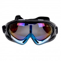 Snow Goggles Windproof Eyewear Ski Sports Goggle Protective Glasses Black/Blue