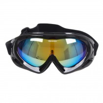 Snow Goggles Windproof Eyewear Ski Sports Goggle Protective Glasses Black