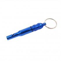 Functional High DB Survival Whistle Alloy Emergency Whistle,blue