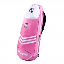 Waterproof Badminton Racket Cover Racquet Bag Sling Bag Backpack Sports - Pink
