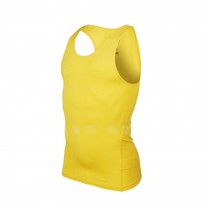 Sport Clothing For Mens Athletic Tank Tops Exercise Jersey (175-182cm)Yellow