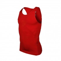 Red Stylish Men's Athletic Tank Tops Sportwear Practice Jersey, 175-182 cm