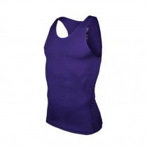 175-182cm, Men's Athletic Tank Tops Sport Clothing Exercise Jersey Purple