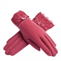 Red Vintage Women Glove/ High Quality Warm Glves/ Fashion Gloves