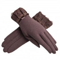 High Quality Women Winter Warm Gloves/ Lace Gloves/ Vintage Style