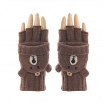 Women Winter Warm Cute Gloves/ Stretchy Knit Gloves/ High Quality