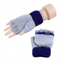 Winter Glove / Warm Stretchy Knit Gloves/ Half-Fingers Women Gloves